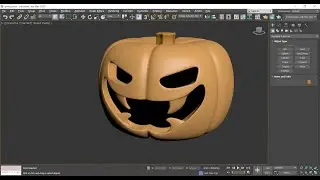 Halloween Pumpkin Modeling in 3Ds Max. 3Ds Max dasturida Helloween Pumpkin modelini yasash