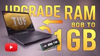 How to Upgrade RAM on Asus TUF Gaming Laptop | 8GB to 16GB RAM Upgrade Guide 👨‍💻🖥️🖱️💽⏩ Speed laptop