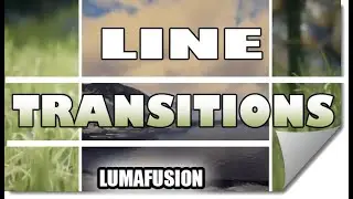 Create Motion and Line Transitions in Lumafusion Tutorial With Free Transitions!