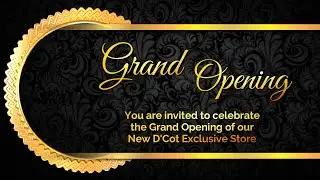 Grand Opening Invitation Video 4 | Shop Opening Invitation English | Royal Invitation Shree Graphics