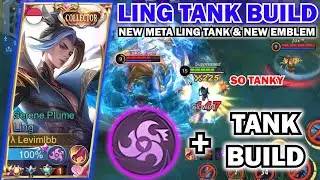NEW META LING TANK BUILD & NEW EMBLEM SET!! | MY LING IS SO TANKY AND HAS TRUE DAMAGE!!