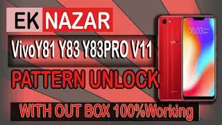 VivoY81 Y83 Y83PRO V11 PATTERN UNLOCK WITH OUT BOX 100%Working