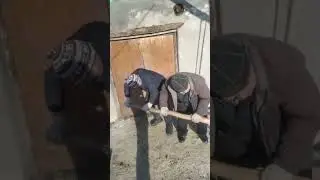 Тас ұршық. Теріні арқан есуге дайындау әдісі