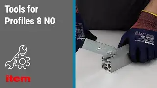 How do I use the T-Slot Opener 8 NO correctly on item NO profiles?