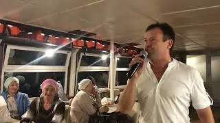 Инсаф Галимов на теплоходе Чайка по реке Белая