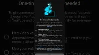 why can't I pin comments without verification 
