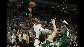 (Intense Ending)Milwaukee Bucks vs Miami Heat final minutes 2023 NBA playoffs