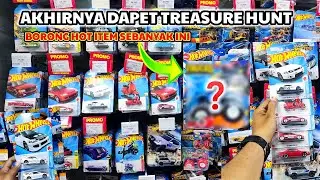 HUNTING HOT WHEELS NEMU HOT ITEM SEBANYAK INI ! DAPET TREASURE HUNT