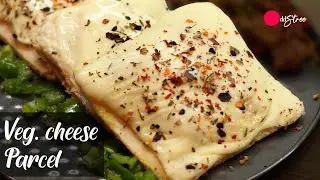 veg cheese parcel | veg Cheese Parcel Without Oven Recipe | Pizza Squares Recipe | oddstree