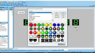 Digital clock in Intoch SCADA software