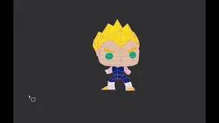 Papercraft Vegeta Dragon Ball Pt2