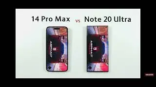 iPhone 14 Pro Max vs Note 20 Ultra -SPEEDTEST
