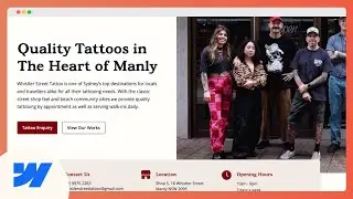 Webflow Showcase: whistlerstreettattoo.com.au