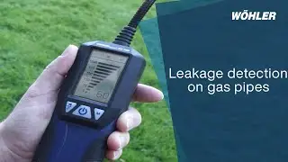 Leakage detection on gas pipes
