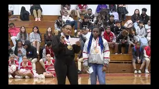 Abbeville HS celebrate two world powerlifting champion students at pep rally