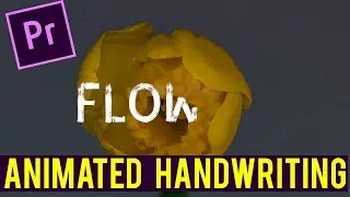 How to make animated HandWrite Text Adobe Premiere ► Write On Effect