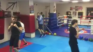 Тренировка по боксу
