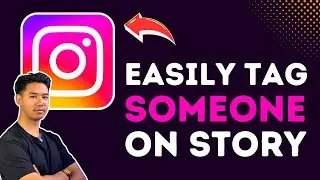 How To Tag Someone On Instagram Story !