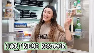Full Fridge Restock & My Family Arrives!! | Vlogmas Day 19