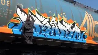 Big Miles & Lesen - Train Graffiti Video - Stompdown Killaz - SDK 2020