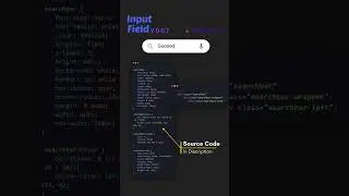 Google Search Bar Using HTML & CSS #shorts #html #css