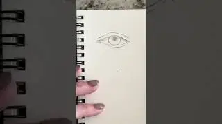 Beginning sketch of facial features