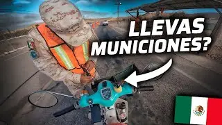 LA POLICIA DE MEXICO ME PARA PENSANDO QUE LLEVO MUNICIONES😱👀 | BAJA CALIFORNIA🇲🇽