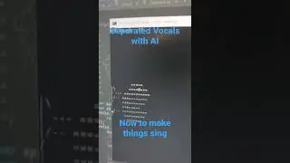 VU Meter with Python using vocals separated with A.I.