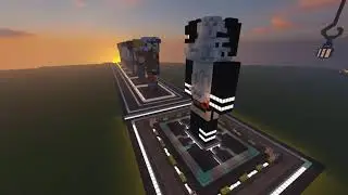 CYBERPUNK IN MINECRAFT | Фигурка скина девушки в стиле Киберпанк