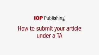How to submit your article under a transformative agreement