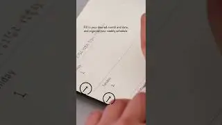 How to use the Moleskine Undated Planner