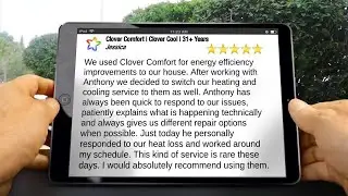 Clover Comfort - Sleepy Hollow - Furnace Installation Westchester - Review by Jessica