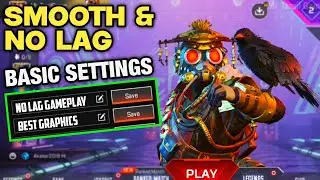 Apex Legends Mobile Best No Lag Basic Settings | Apex Legends Mobile Tamil Guide #01