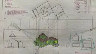 Grade 11 Two Points Perspective Drawing✍️/Part1️⃣ 