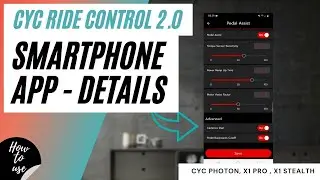 E-Bike Smartphone App CYC Ride Control 2.0