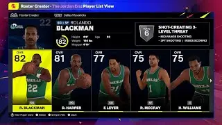 NBA 2K25: Dallas Mavericks '91-'92 classic team - Jordan Era