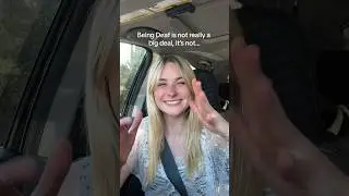 Being deaf is not really a big deal… #deaf #asl #captions #accessibility