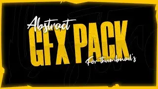 2022 Gfx pack thumbnail | Abstract shapes png gfx pack for your gaming thumbnail's | Android+Ios