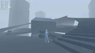 Blender upbge hub world (early blockout)