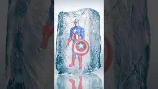 Freezing Captain America AGAIN ! Photoshop #shorts #captainamerica #marvel