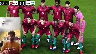 PES 2021 Season Update 2026 | Portugal 🇵🇹 vs Uzbekistan 🇺🇿 | FIFA World Cup 2026 Simulation Gameplay