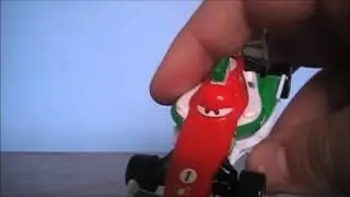Cars 2 Quick Changers:Crash Damage Francesco Bernoulli and Pop-out Tongue Lightning McQueen