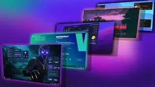 Windows desktop | Top 5 most amazing skins for XWidget