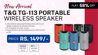 T&G TG-113 Portable Wireless Speaker | otc.lk