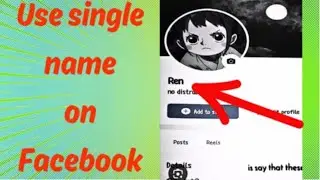 Paano mag single name sa facebook (Android Tutorial 2024)