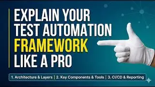 Don’t Go to Interviews Without Watching This | Test Automation Framework Explanation | Must Watch!