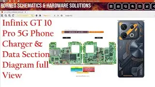 Infinix GT 10 Pro 5G Phone Charger And Data Section Diagram All view step by step