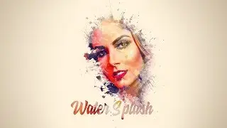 Photoshop CC Tutorial | Create a amazing Watercolor Brush Effect with Photoshop