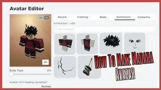 How To Make Reanimated Madara Avatar | Roblox