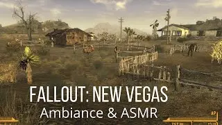 Let's Wait in Fallout: New Vegas - Horror Ambiance ASMR (No Talking, In-Game Sound with Music) #01